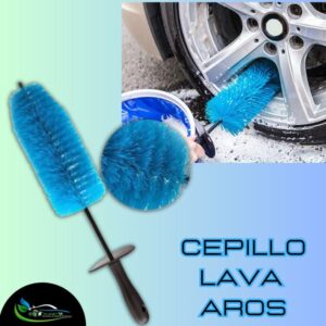 Cepillo de limpieza de aros extra largo