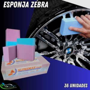 Esponja zebra aplicadora